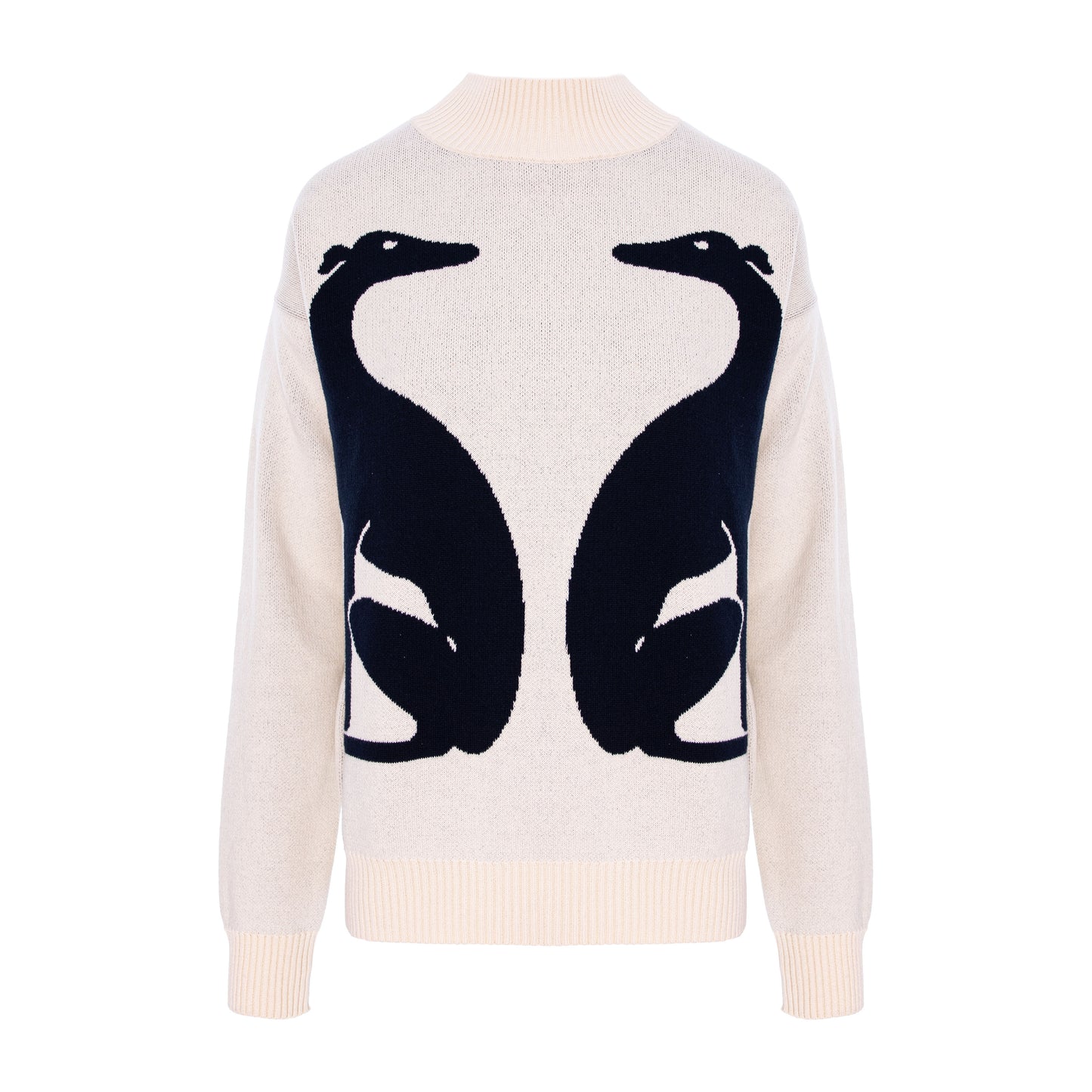 Greyhound Jacquard Sweater