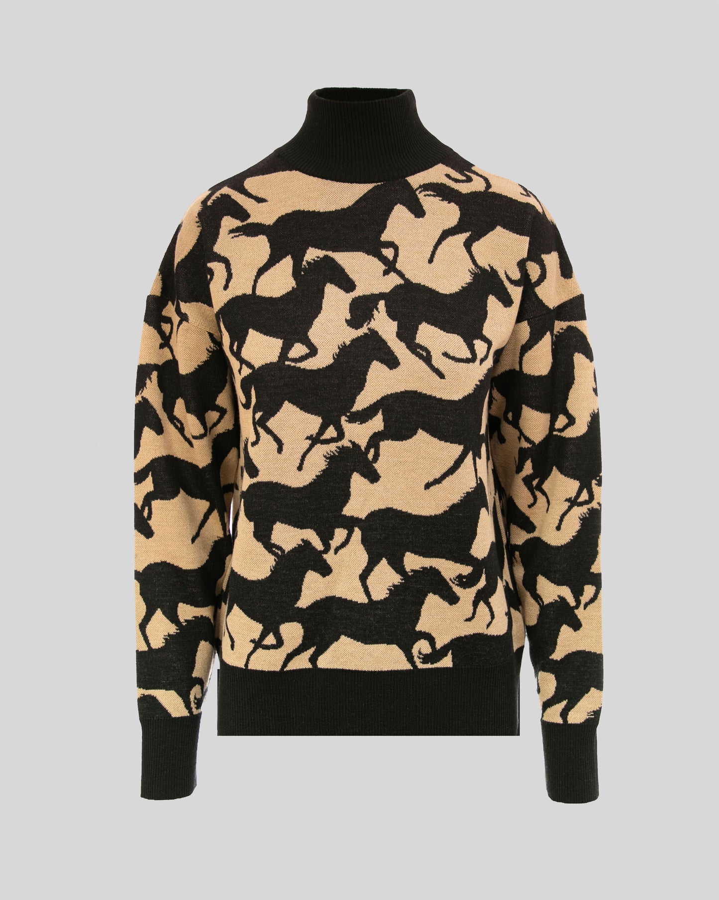 Horses Jaquard Sweater