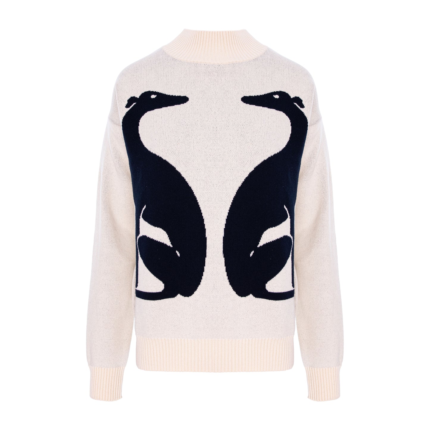 Greyhound Jacquard Sweater